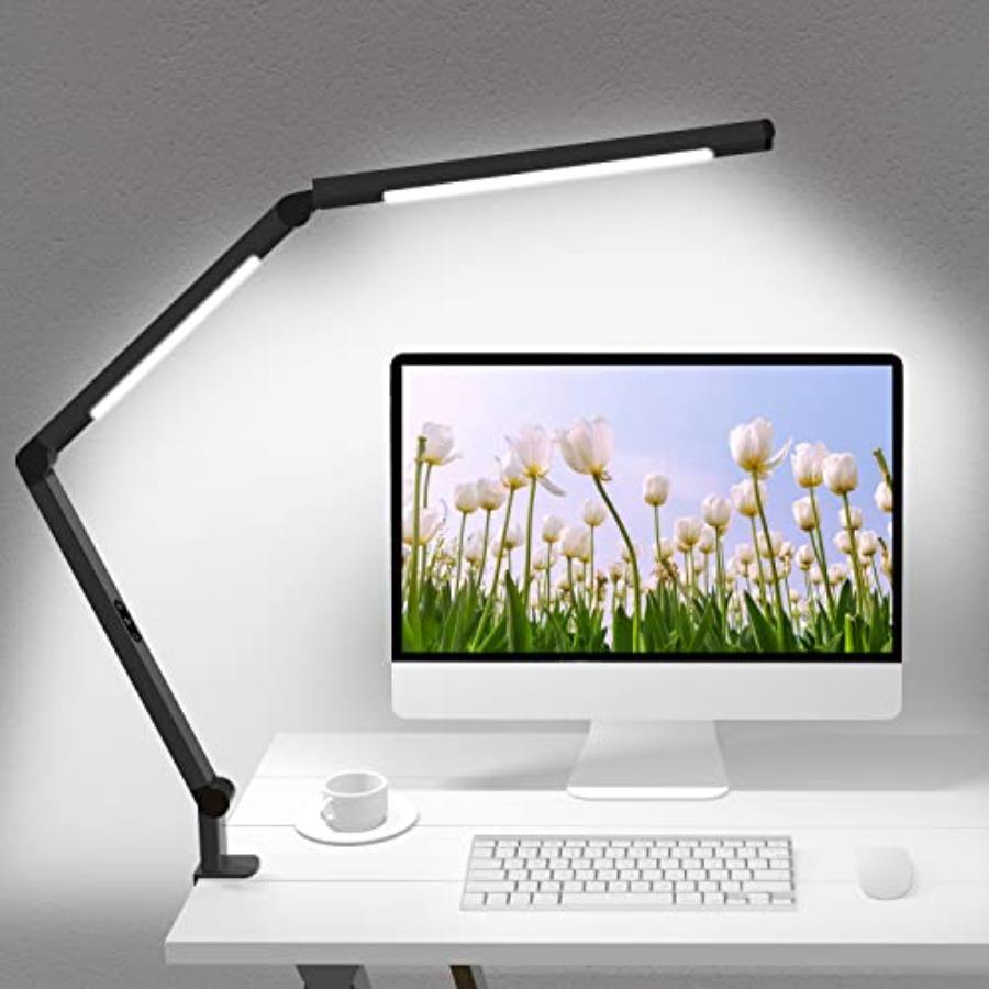 Desk Lamp Led - Lampada da Scrivania LED con Morsetto,