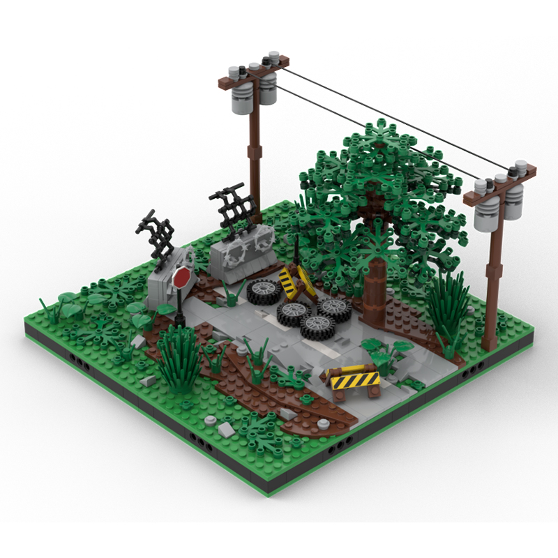 Home Office Architecture - 520 pz. MOC Apocalypse End Road