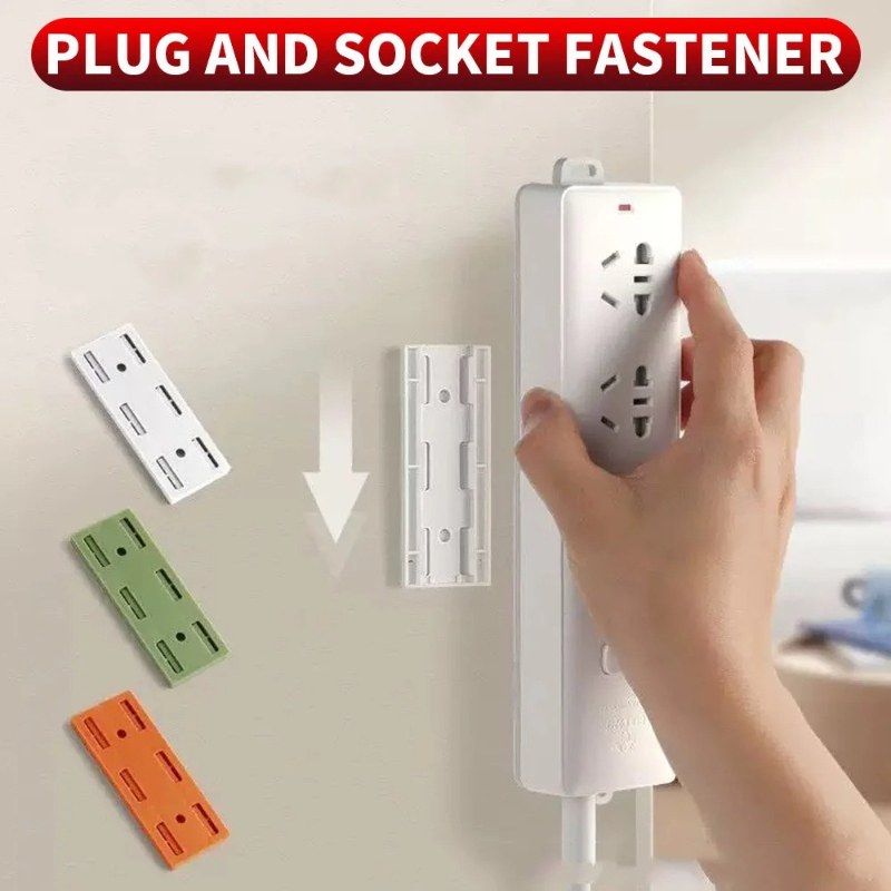 Home Office Kitchen - Supporto Adesivo per Prese Elettriche, Montaggio