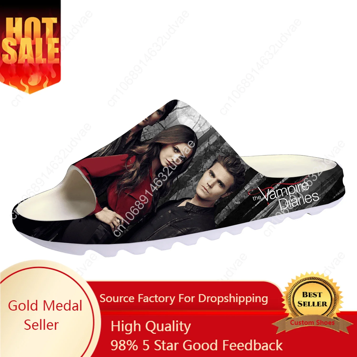 Home Office Form - The Vampire Diaries Damon Salvatore Pantofole