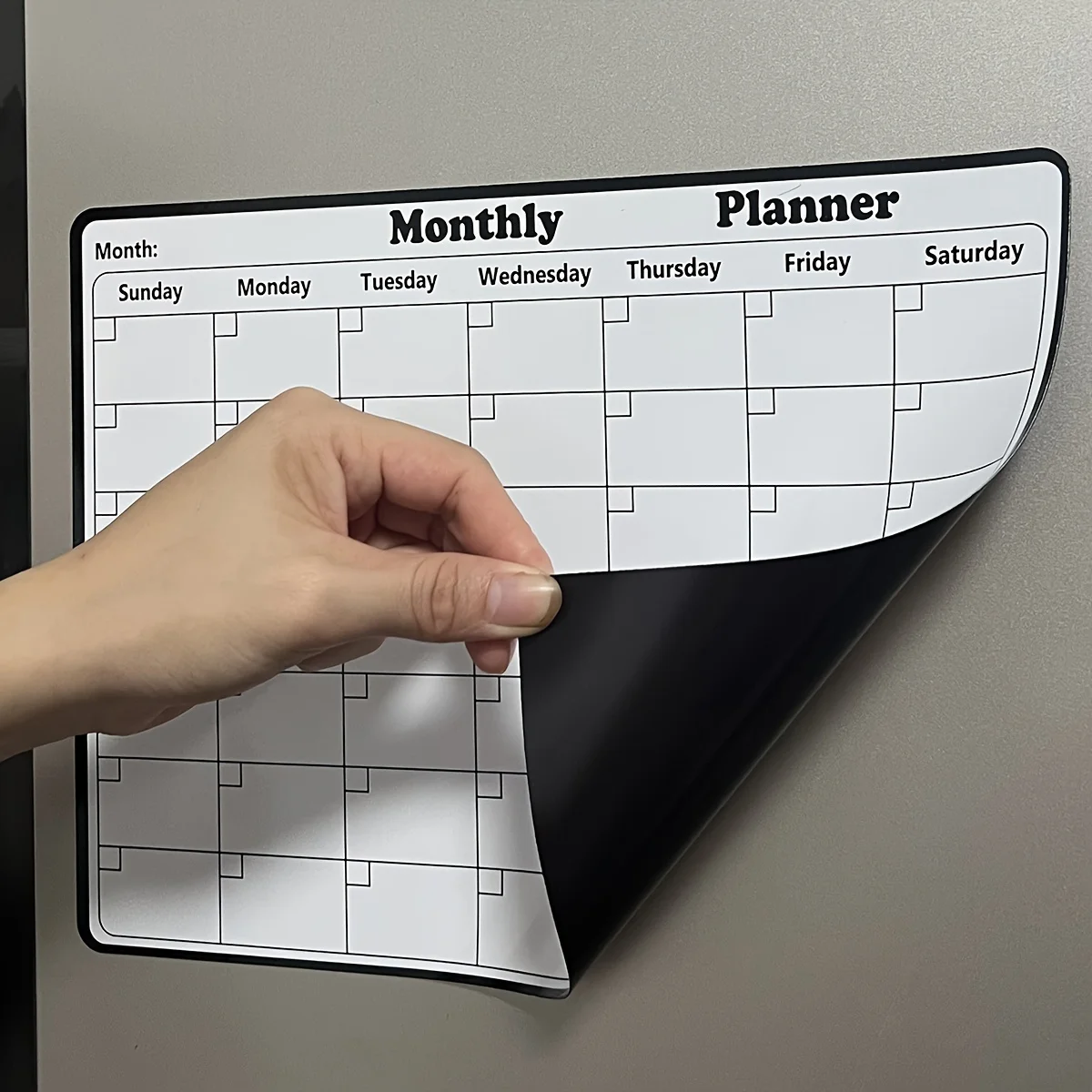 Magnetic Calendar Board - 1 pezzo di calendario magnetico cancellabile