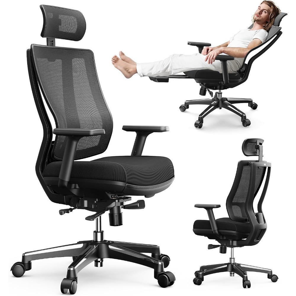 Ergonomic Office Chair - Sedia da Ufficio Regolabile: Ergonomica, Braccioli