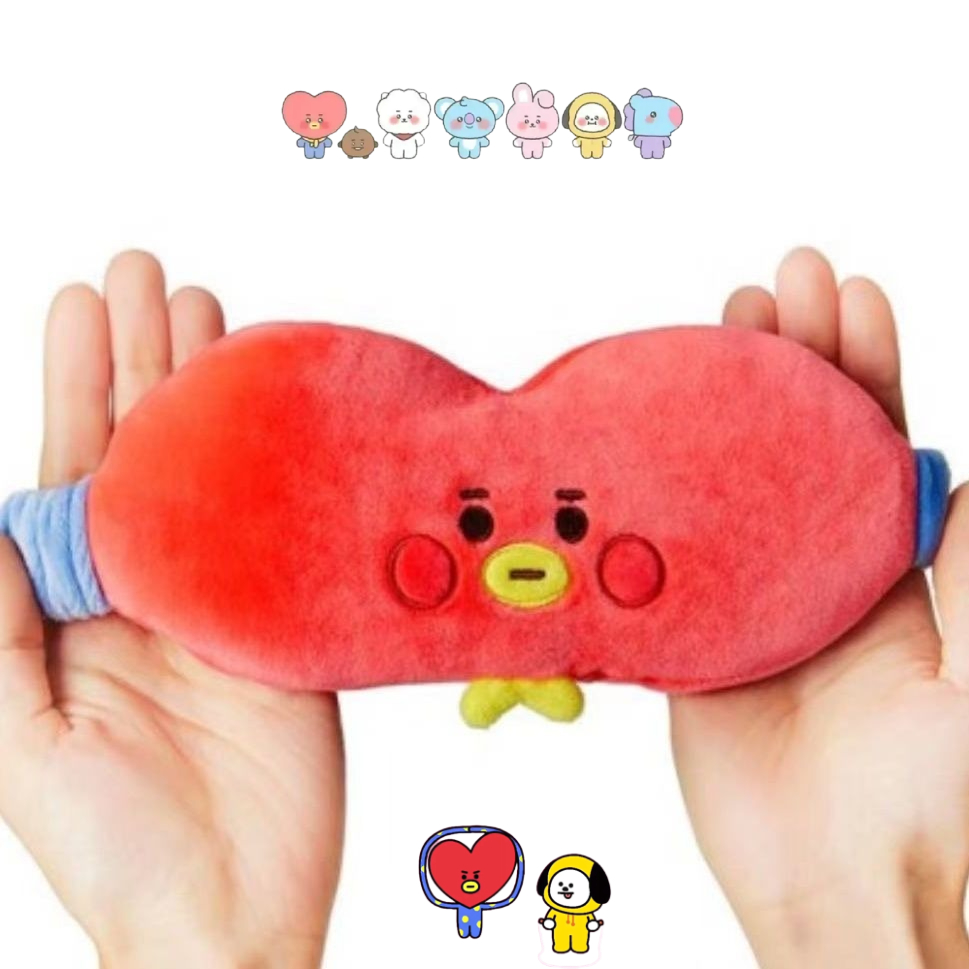Home Office Inspiration - Mascherina per occhi in peluche BT21,