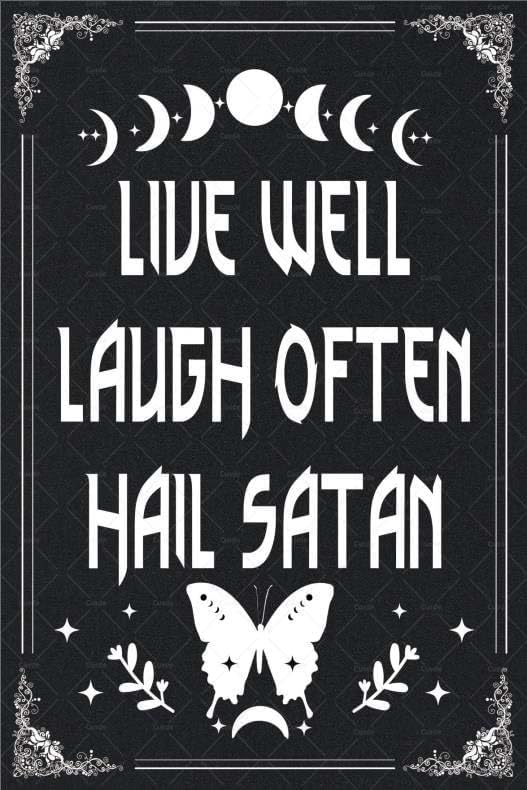 Home Office Inspiration - Targa in Metallo Gotica 'Live Well