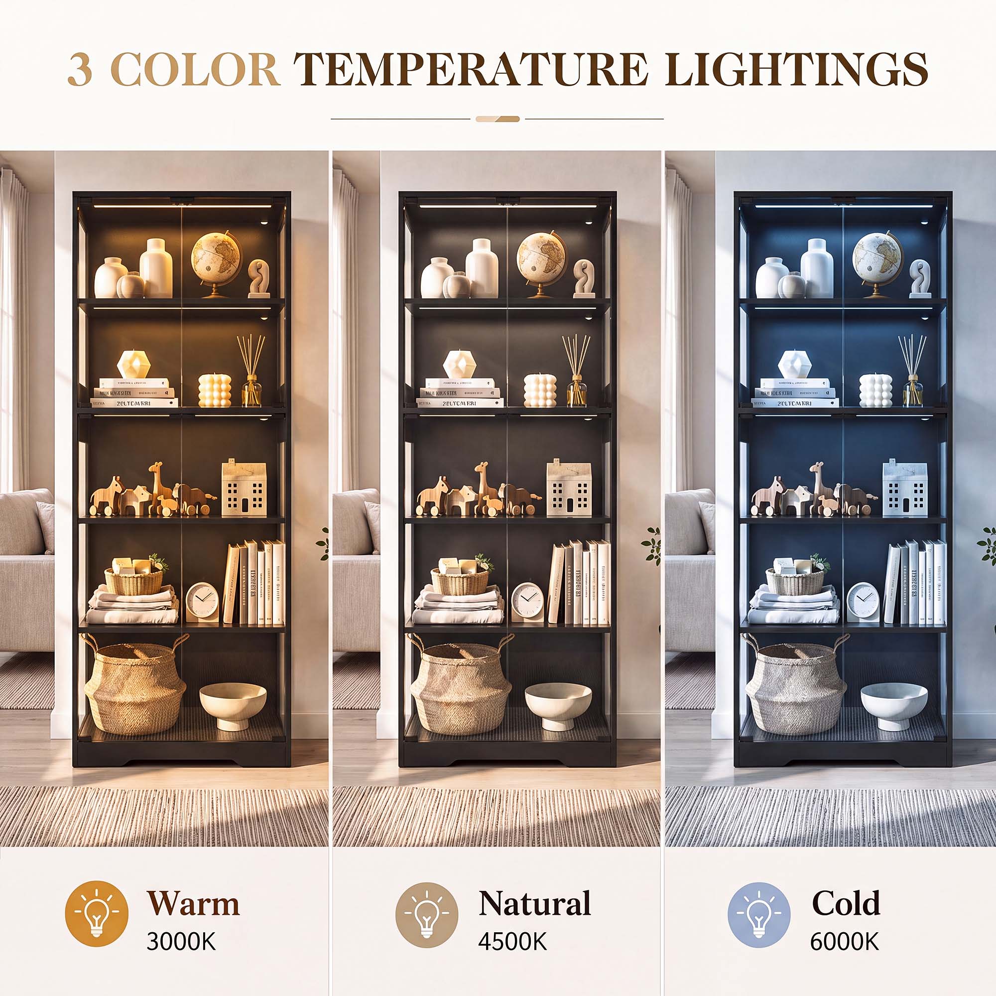 TCGBKAF Vetrina a 5 Ripiani co - Home Office Inspiration recensione e prezzo