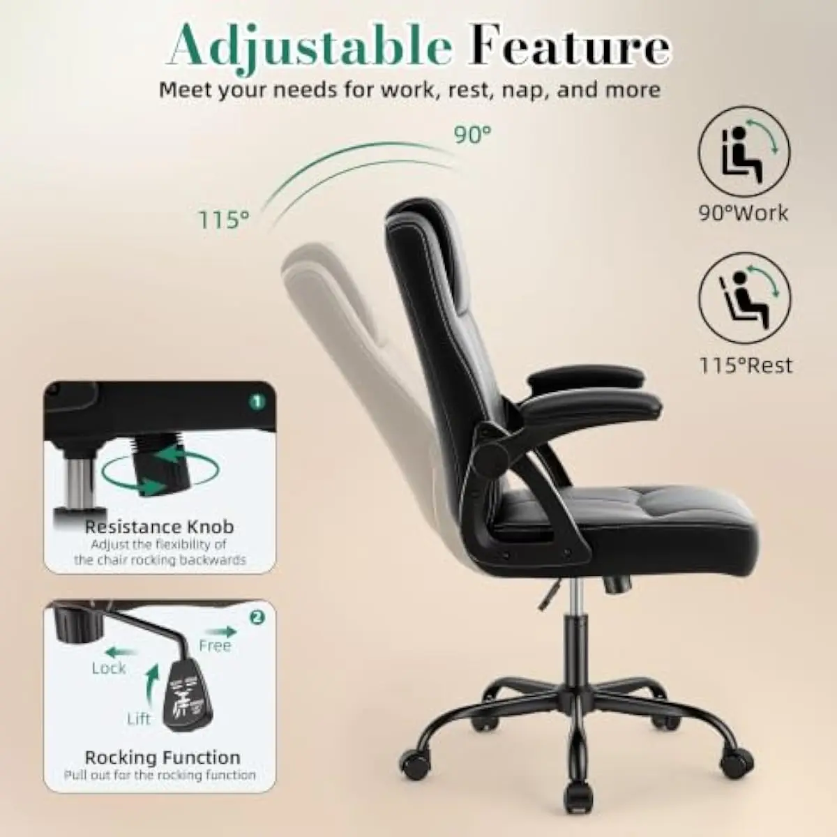 Sedia da ufficio ergonomica pe - Ergonomic Office Chair recensione e prezzo