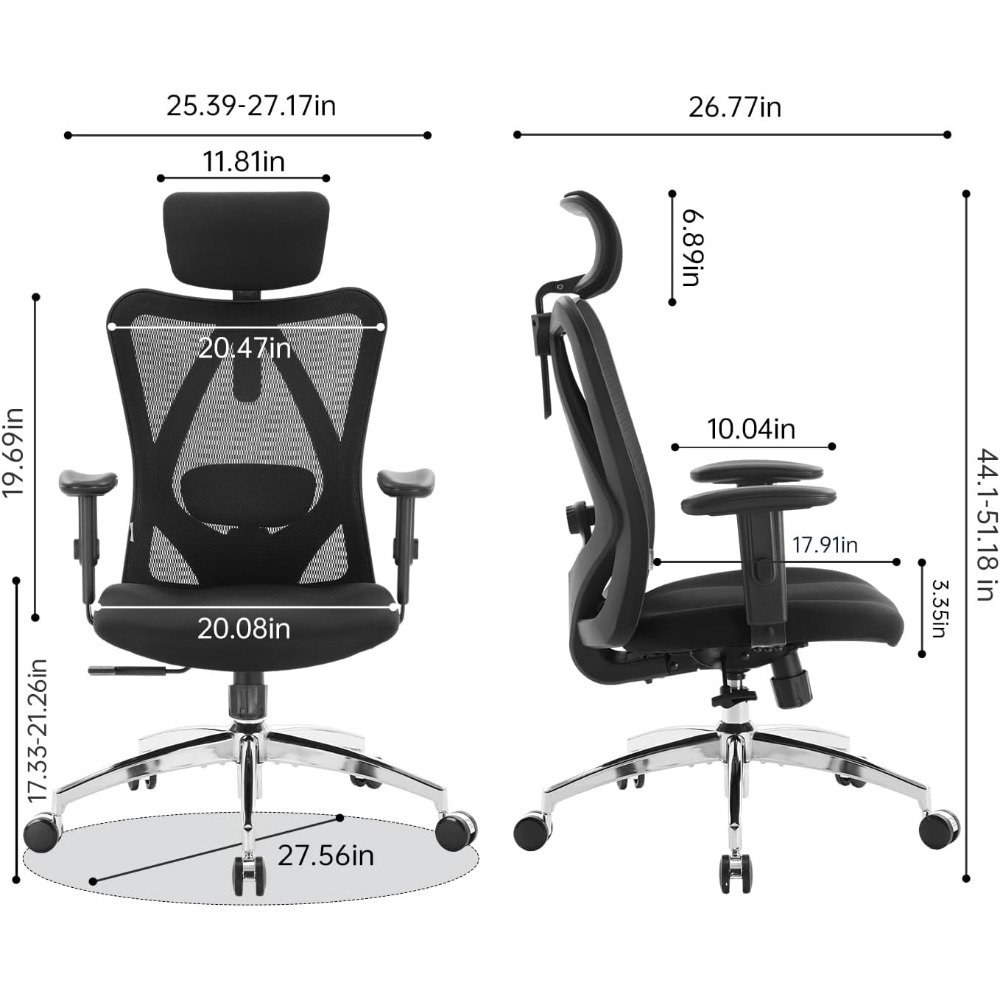 Sedia da Ufficio Ergonomica in - Ergonomic Office Chair recensione e prezzo