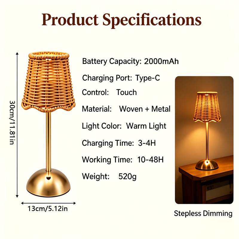 Lampada da Tavolo Artistica in - Desk Lamp Led recensione e prezzo
