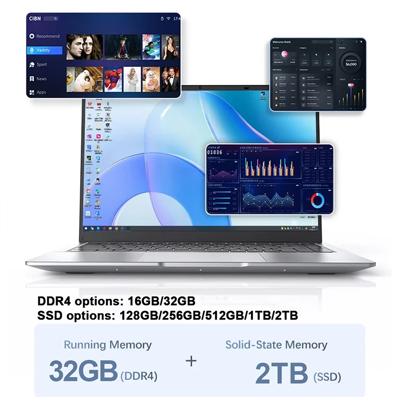 Nuovo Laptop Ultra Sottile 14. - Home Office Windows recensione e prezzo