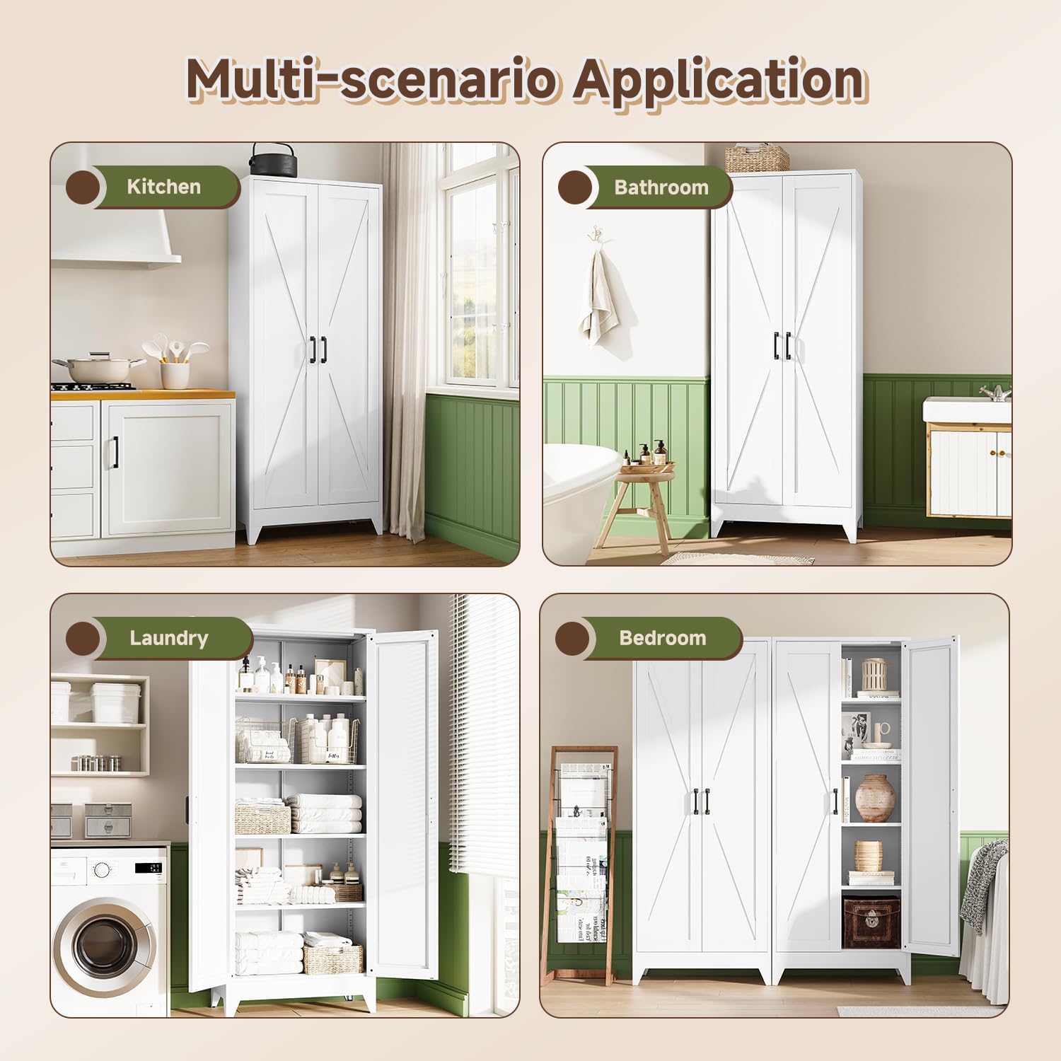 Armadio Alto in Metallo per St - Home Office Kitchen recensione e prezzo