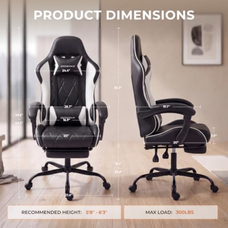 Sedia da gaming con poggiapied - Home Office Chair recensione e prezzo