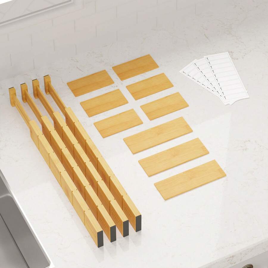 Divisori per cassetti in bambù - Home Office Kitchen recensione e prezzo