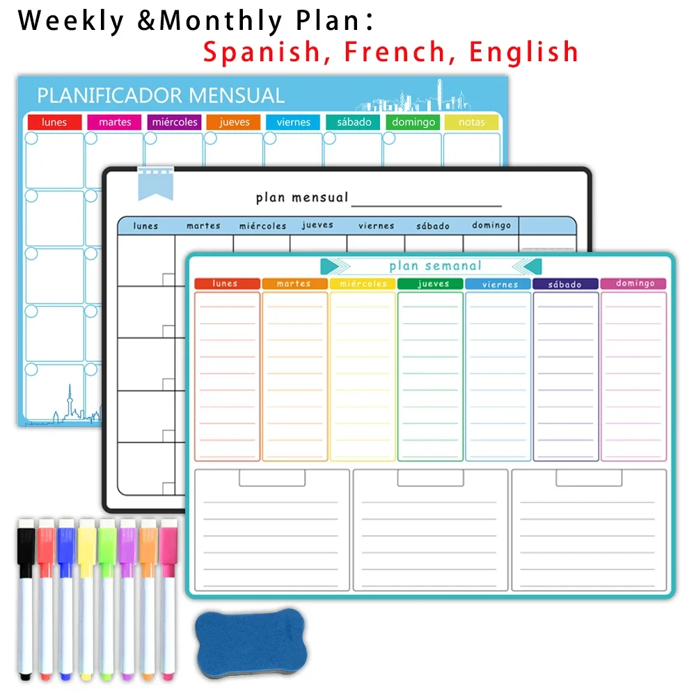 Agenda settimanale e mensile m - Magnetic Calendar Board recensione e prezzo