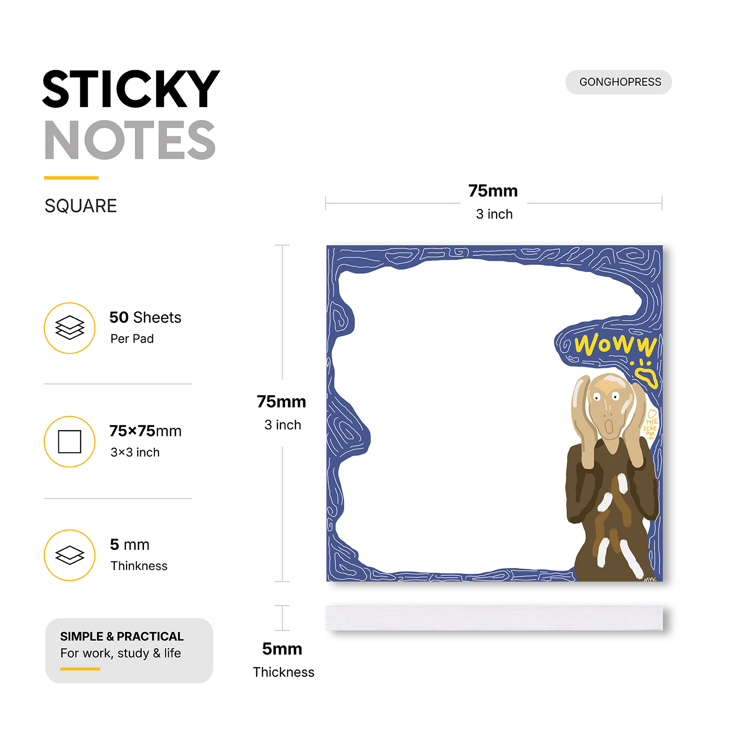 2 foglietti adesivi artistici  - Sticky Note Dispenser recensione e prezzo