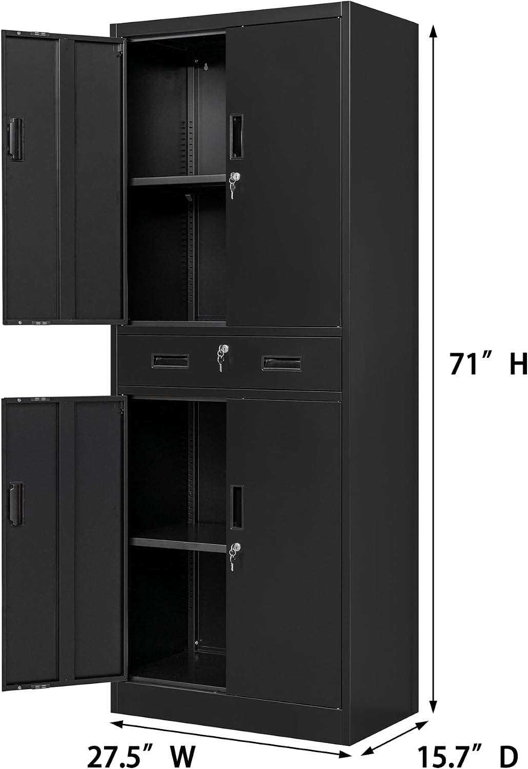 Armadio Alto in Metallo con Ca - Home Office Kitchen recensione e prezzo