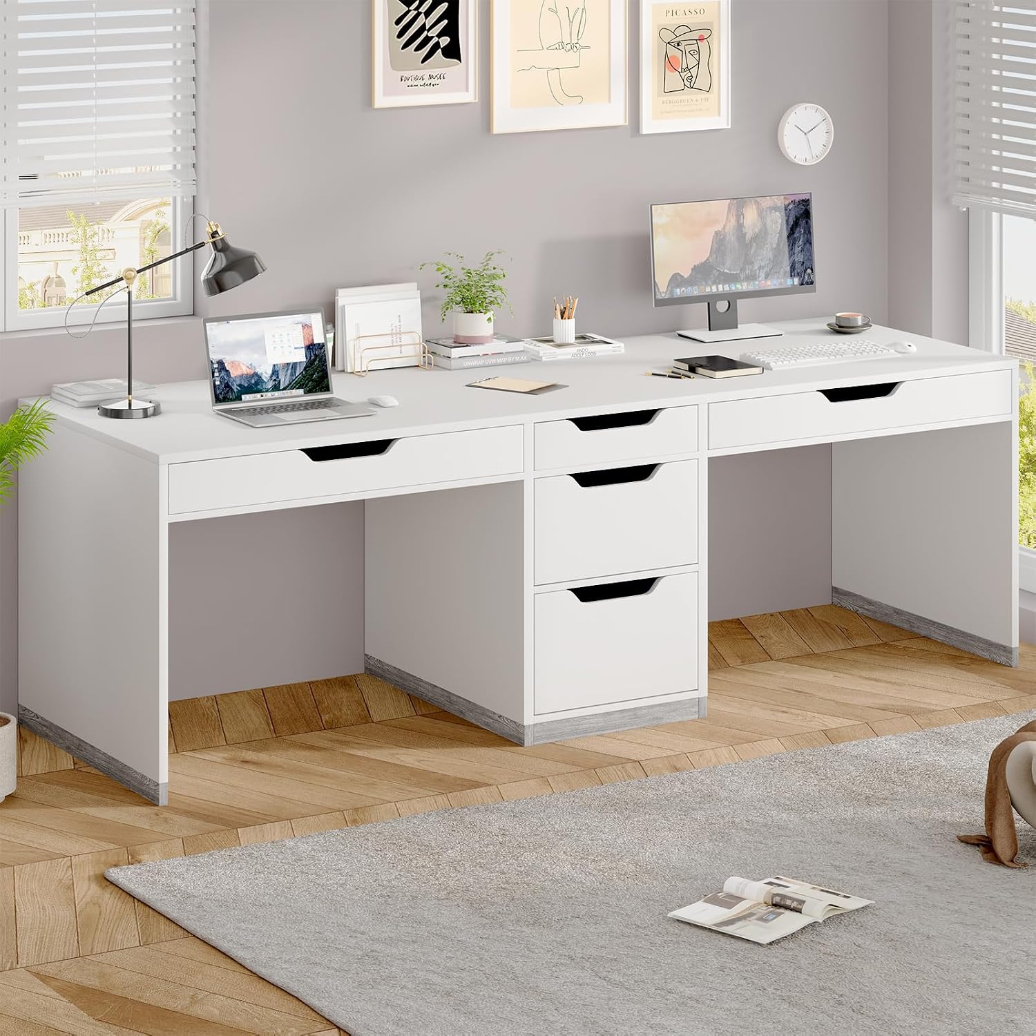 Scrivania per due persone da 7 - Home Office With Two Desks recensione e prezzo