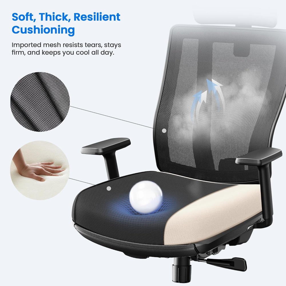Sedia da Ufficio Regolabile: E - Ergonomic Office Chair recensione e prezzo