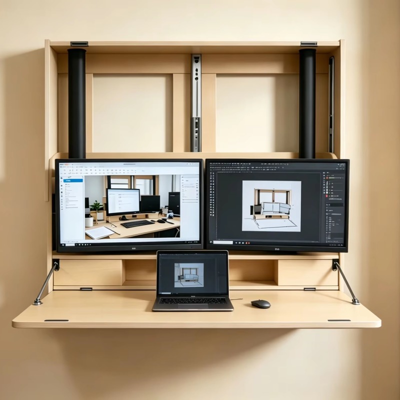 Postazione di Lavoro Domestica - Home Office With Two Desks recensione e prezzo
