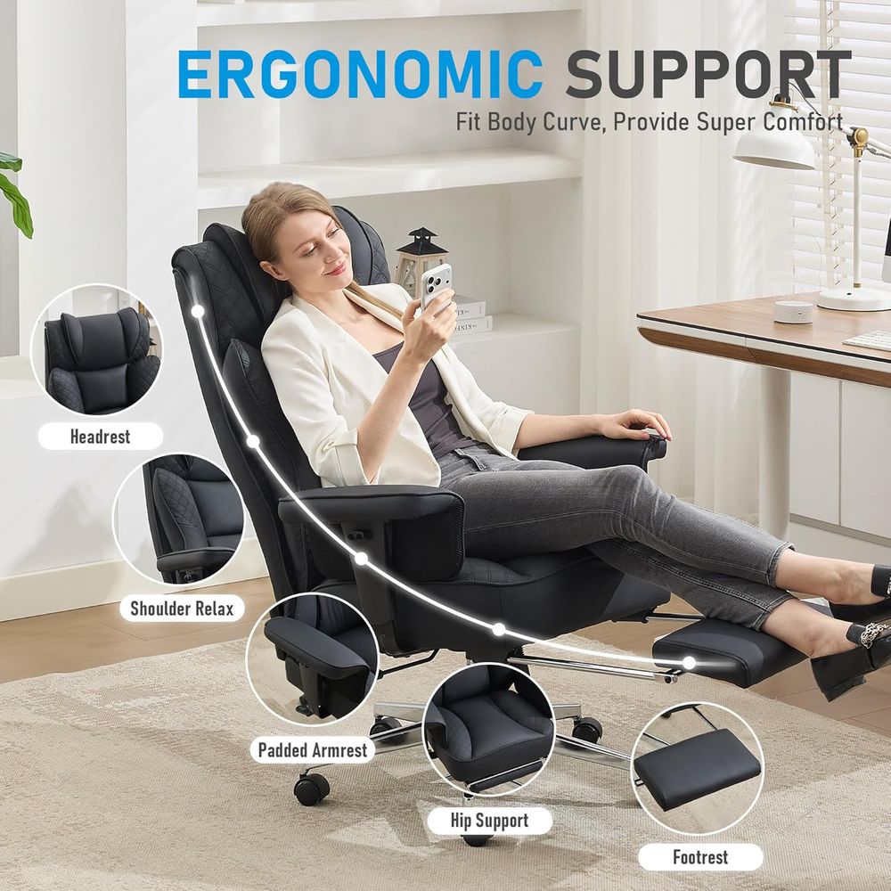 Sedia da ufficio grande e alta - Ergonomic Office Chair recensione e prezzo